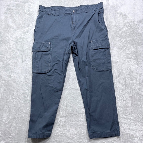Duluth Trading Co Other - Duluth Trading Co Cargo Pants Mens 42x30 Blue DuluthFlex Fire Hose Standard‎ Fit